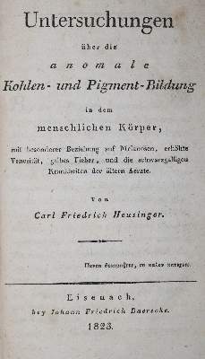 Bild Nr.1: 126-163 Heusinger,C.F.: (Aus der Sammlung Professor Dr.Dr.Johannes Büttner Teil 1)