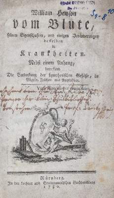 Bild Nr.1: 126-164 Hewson,W.: (Aus der Sammlung Professor Dr.Dr.Johannes Büttner Teil 1)