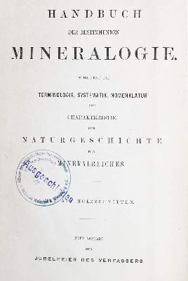 Bild Nr.1: 126-1642 Haidinger,W.: (Verschiedene Gebiete - Varia, Geologie - Mineralogie u. Paläontologie)