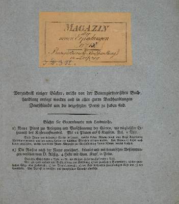 Bild Nr.1: 126-1657 Magazin: (Verschiedene Gebiete - Varia)