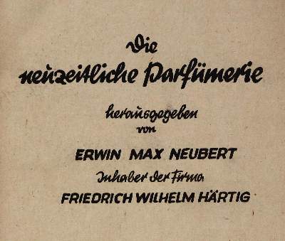 Bild Nr.1: 126-1664 Neubert,E.M. (Hrsg.).: (Verschiedene Gebiete - Varia, Parfümerie)