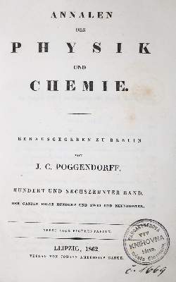 Bild Nr.1: 126-1673 Clausius,R.: (Verschiedene Gebiete - Varia, Physik)