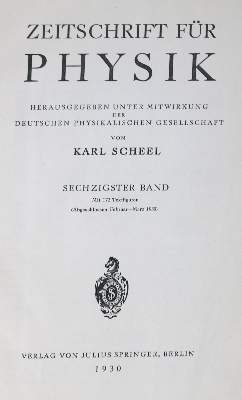 Bild Nr.1: 126-1679 Fermi,E.: (Verschiedene Gebiete - Varia, Physik)