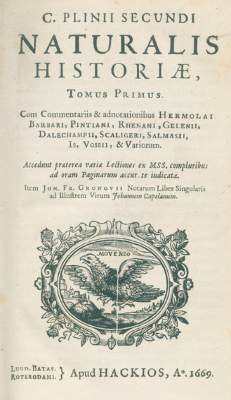 Bild Nr.1: 126-1697 Plinius Secundus (d.Ä.).: (Verschiedene Gebiete - Varia)