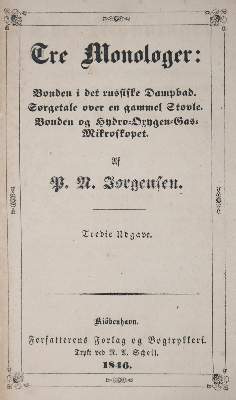 Bild Nr.1: 126-1700 Jörgensen,P.N.: (Verschiedene Gebiete - Varia, Sanitärartikel, Dampfbad)