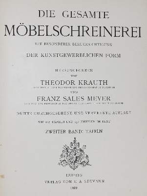 Bild Nr.2: 126-1702 Krauth,T.: (Verschiedene Gebiete - Varia, Schreinerei)