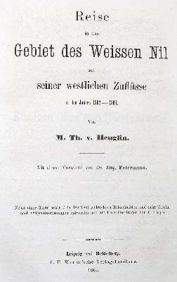 Bild Nr.1: 126-1725 Heuglin,M.T.v.: (Afrika)