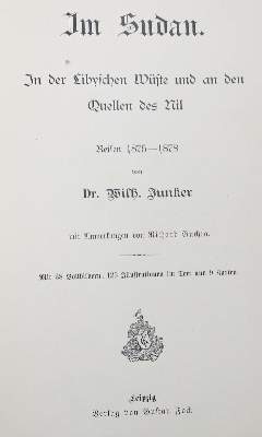 Bild Nr.1: 126-1729 Junker,W.: (Afrika)