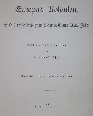 Bild Nr.1: 126-1735 Roskoschny,H.: (Afrika)