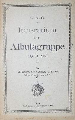 Bild Nr.1: 126-1736 Reiseführer.: (Alpen und Alpinismus)