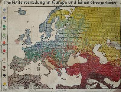 Bild Nr.1: 126-1833 Rassenverteilung, Die: (Deutschland)
