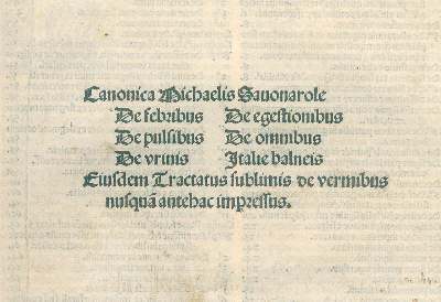 Bild Nr.2: 126-185 Savonarola,G.M.: (Inkunabel)