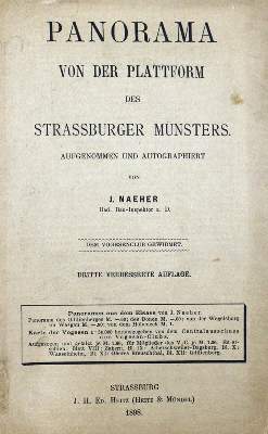 Bild Nr.1: 126-1890 Naeher,J.: (Frankreich, Straßburg)