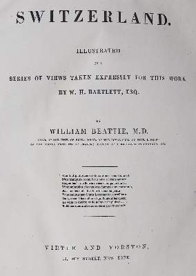 Bild Nr.1: 126-1933 Beattie,W.: (Schweiz)
