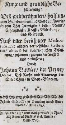 Bild Nr.1: 126-1940 Bawier,J.: (Schweiz, Fideris)