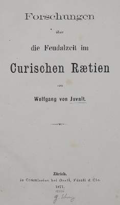 Bild Nr.1: 126-1942 Sammlung: (Schweiz, Graubünden)