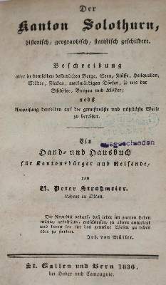 Bild Nr.1: 126-1946 Historisch-geographisch-statistisches: (Schweiz)