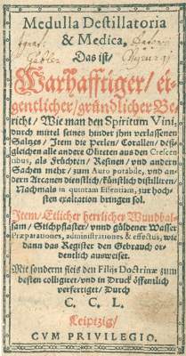 Bild Nr.1: 126-196 (Khunrath,C.).: (Aus der Sammlung Professor Dr.Dr.Johannes Büttner Teil 1)