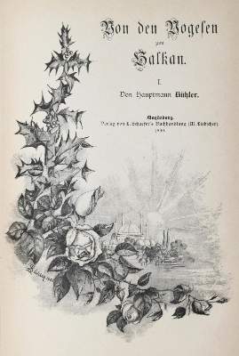 Bild Nr.1: 126-1990 Bühler,A. u. Sarwey.: (Verschiedene Länder - Geschichte, Balkan)