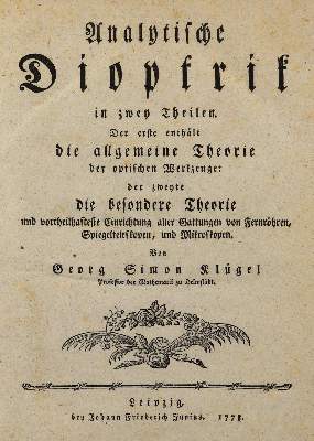 Bild Nr.1: 126-200 Klügel,G.S.: (Aus der Sammlung Professor Dr.Dr.Johannes Büttner Teil 1)