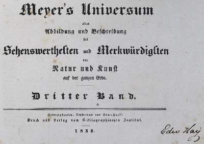 Bild Nr.2: 126-2026 Meyer's Universum.: (Verschiedene Länder - Geschichte)