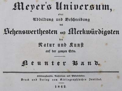 Bild Nr.1: 126-2027 Meyer's Universum.: (Verschiedene Länder - Geschichte)