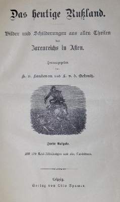 Bild Nr.1: 126-2035 Lankenau,H.v. u. L.v.d.Oelsnitz (Hrsg.).: (Verschiedene Länder - Geschichte, Russland)