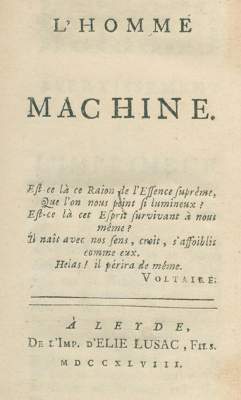 Bild Nr.1: 126-211 (La Mettrie,J.O.de).: (Aus der Sammlung Professor Dr.Dr.Johannes Büttner Teil 1)