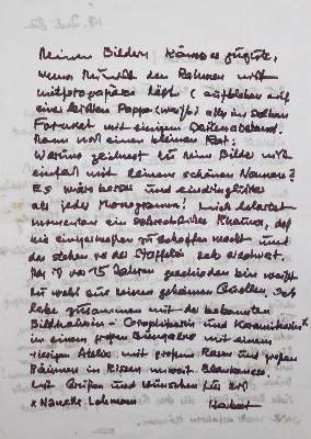 Bild Nr.2: 126-2111 Spangenberg, Herbert,: (Autographen)