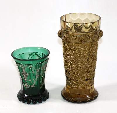 Bild Nr.1: 126-2130 Biedermeier Pokalglas.: (Varia, Glas)