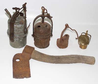 Bild Nr.2: 126-2134 Grubenlampe Bergbau: (Varia)