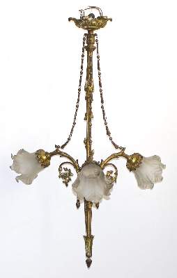 Bild Nr.1: 126-2150 Frankreich Deckenlüster: (Varia, Lampen)