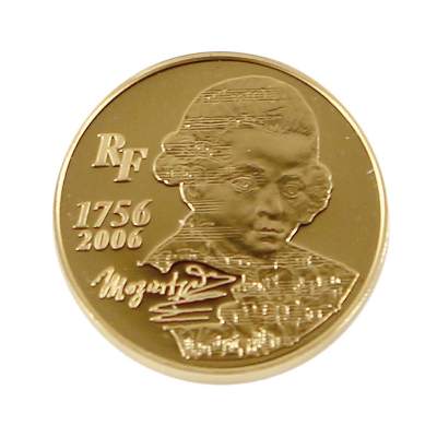 Bild Nr.2: 126-2154 10 Euro Gold Mozart: (Varia, Münzen und Medaillen)
