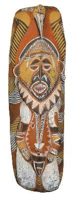 Bild Nr.1: 126-2186 Kulthausfigur Yamsgeist: (Varia, Südsee)