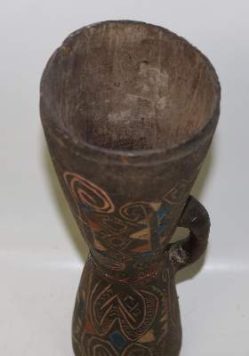 Bild Nr.2: 126-2196 Trommel Papua: (Varia, Südsee)