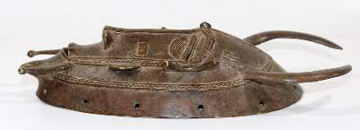 Bild Nr.2: 126-2201 Bronzemaske der Senufo.: (Afrika)