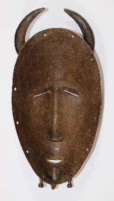Bild Nr.3: 126-2201 Bronzemaske der Senufo.: (Afrika)