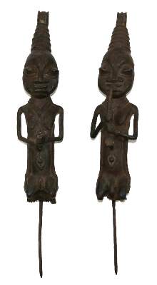 Bild Nr.1: 126-2207 Benin Paar Ahnenfiguren: (Afrika, Figuren)