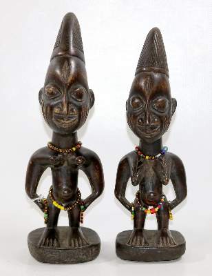 Bild Nr.1: 126-2212 Yoruba Nigeria Ahnenpaar: (Afrika, Figuren)
