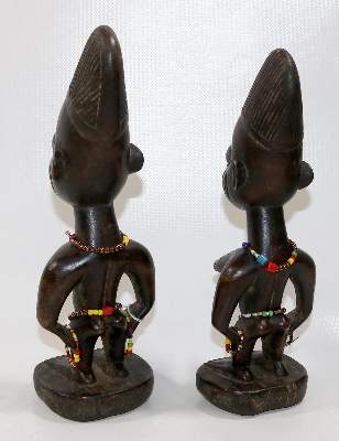 Bild Nr.3: 126-2212 Yoruba Nigeria Ahnenpaar: (Afrika, Figuren)