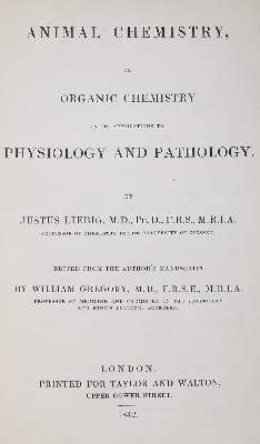 Bild Nr.1: 126-222 Liebig,J.v.: (Aus der Sammlung Professor Dr.Dr.Johannes Büttner Teil 1)