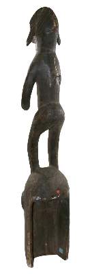 Bild Nr.4: 126-2221 Ibo Nigeria Tanzaufsatz.: (Afrika, Masken)