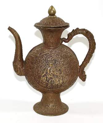 Bild Nr.1: 126-2282 Tee- o. Wasserkanne Indotibetisch: (Asiatika)