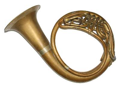 Bild Nr.1: 126-2321 Tuba, Horn, Posaune: (Musikinstrumente)