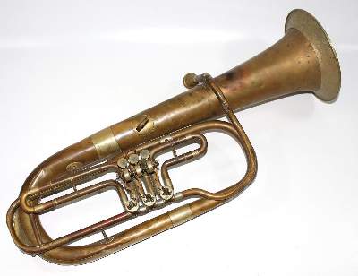 Bild Nr.4: 126-2321 Tuba, Horn, Posaune: (Musikinstrumente)