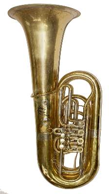 Bild Nr.7: 126-2321 Tuba, Horn, Posaune: (Musikinstrumente)
