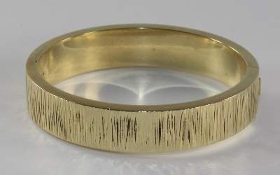 Bild Nr.2: 126-2361 Armreif 585 GG um 1970.: (Schmuck, Armbänder)