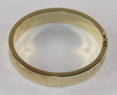 Bild Nr.3: 126-2361 Armreif 585 GG um 1970.: (Schmuck, Armbänder)