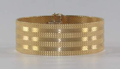 Bild Nr.2: 126-2363 Flachpanzerband 585 GG: (Schmuck, Armbänder)