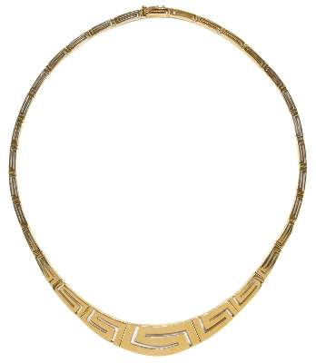 Bild Nr.1: 126-2385 Designcollier 585 GG: (Schmuck, Colliers)